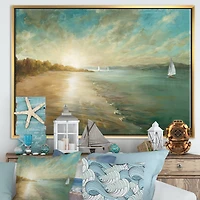 Designart - Coastal Pastel Horizon