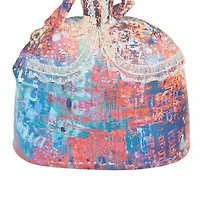 Set of 2 Multi Polystone Tuscan Sculptures, 8" x 5" x 4"