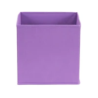 Household Essentials 11" Purple Storage Cubes with Diagonal Lip Handles, 6ct.