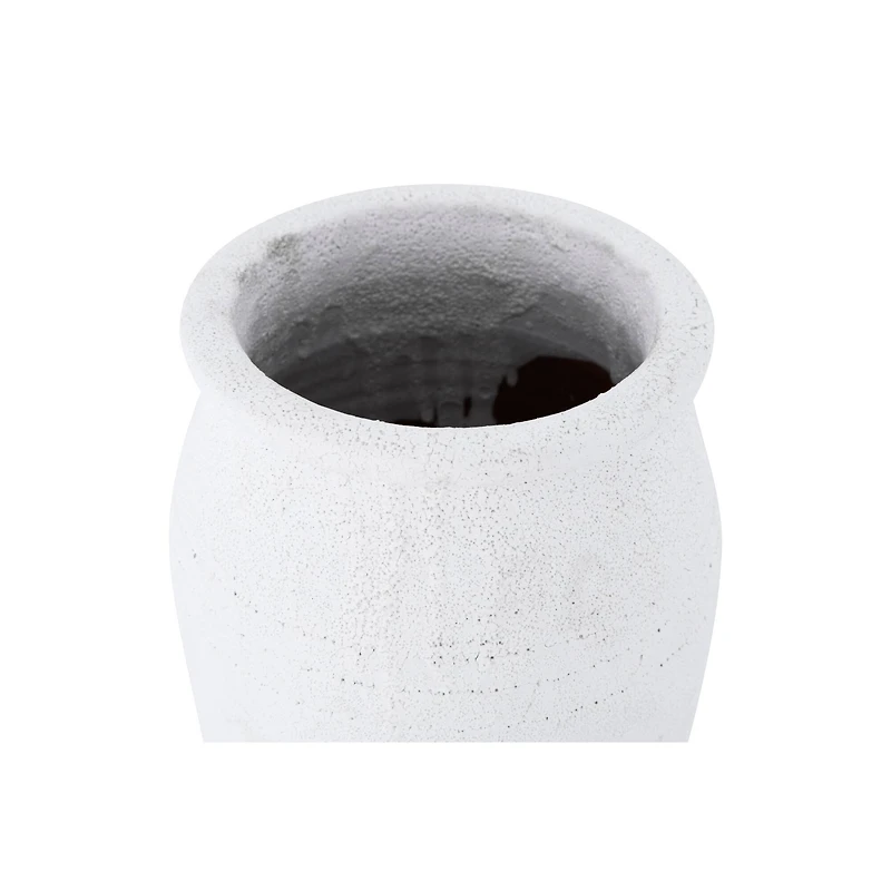 Hello Honey® 7" Decorative Distressed Volcano Glaze Terra Cotta Crock