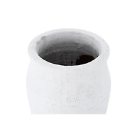 Hello Honey® 7" Decorative Distressed Volcano Glaze Terra Cotta Crock