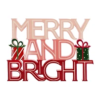 12" Merry & Bright Gift Box Tabletop Décor by Ashland®