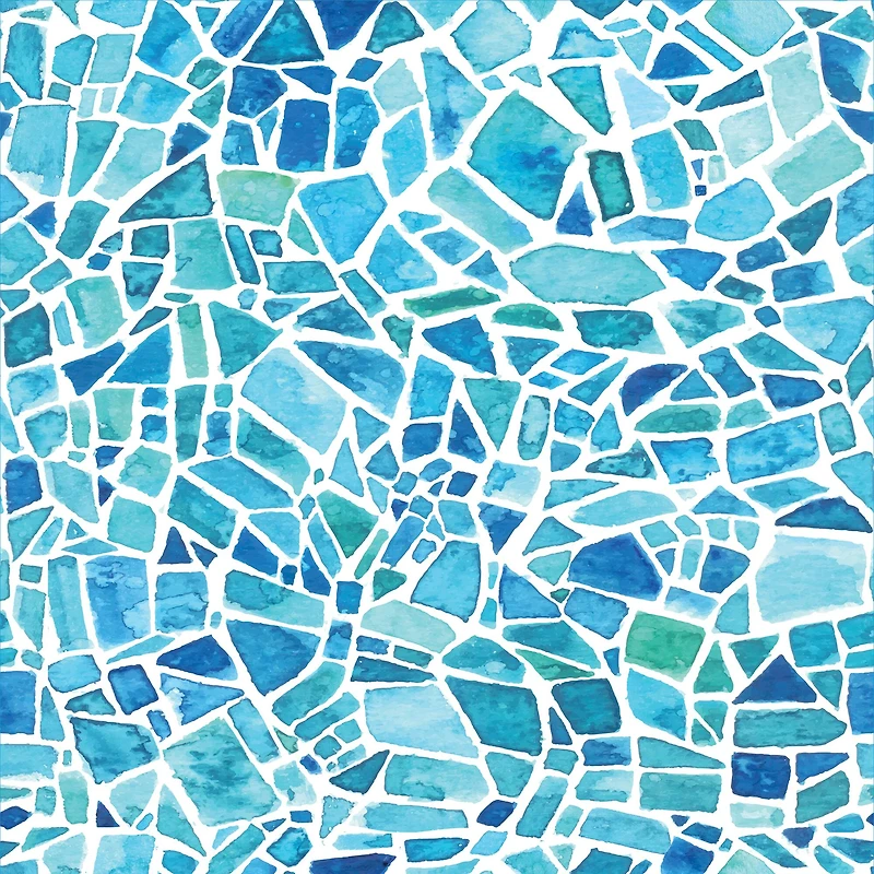 Crearreda Blue Mosaic Premium Window Film