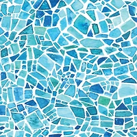 Crearreda Blue Mosaic Premium Window Film