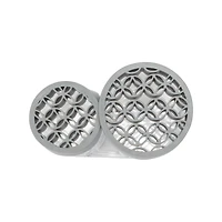 Simplify Gray 2 Compartment Cosmetic Brush Holder