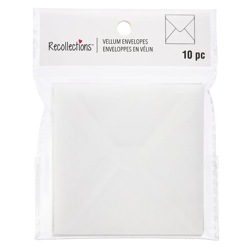 White Vellum Envelopes by Recollections