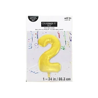 Gold Foil Number Balloon by Celebrate It
