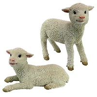 Design Toscano Ramses & Aries Lamb Statue Set