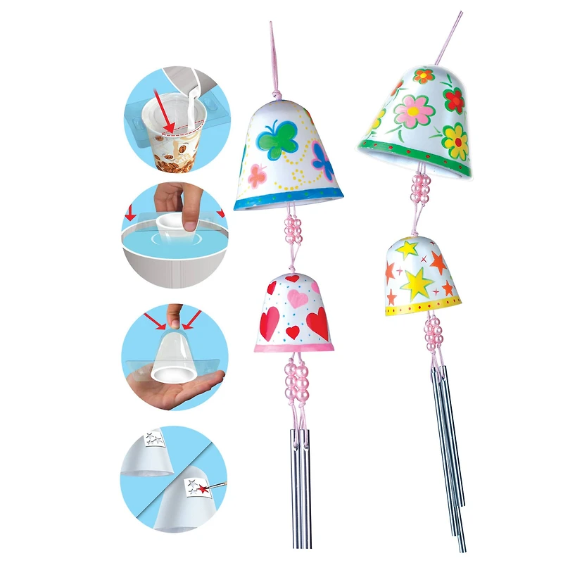 Small World Toys Wind Chime Bells DIY Craft Kit