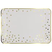 9" x 13" Gold Stars Paper Serving Trays, 2ct. by Celebrate It™