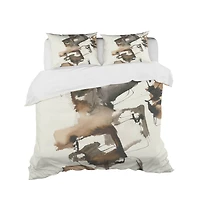 Designart 'Gold Glam Squares II' Glam Bedding Set