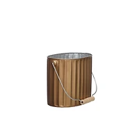 6" Gold Ribbed Metal Bucket by Ashland®