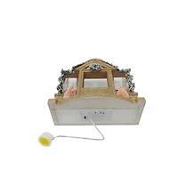 8" Gold Glitter House LED Tabletop Décor by Ashland®