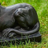 Glitzhome® 22" Lying Guardian Lion Statue