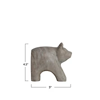 Hello Honey® 4.5" Beige Marble Bear Bookend