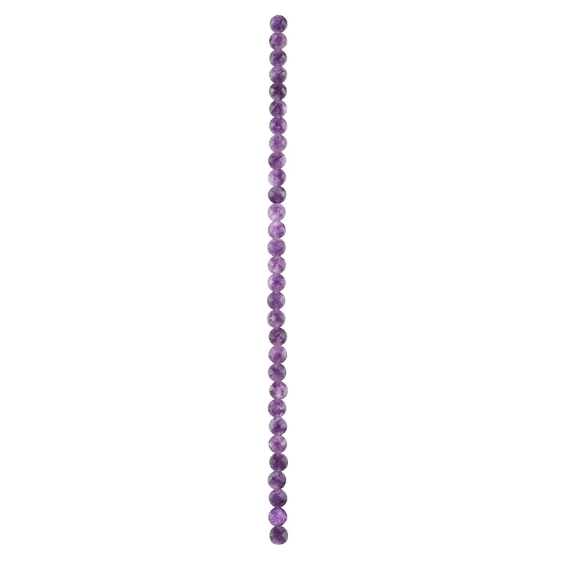 Pink Faceted Amethyst Round Coin Beads, 6mm by Bead Landing™