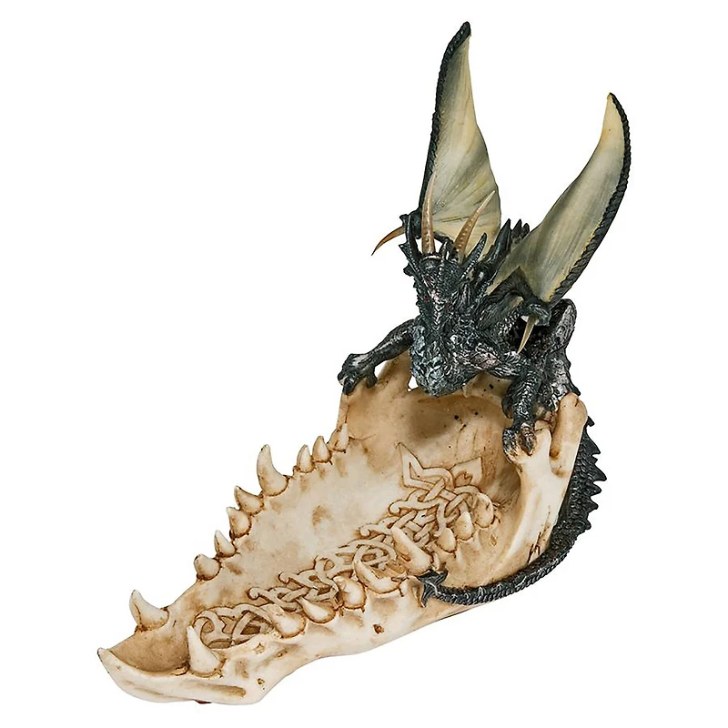Design Toscano 9" Jaw of the Dragon Offering Dish