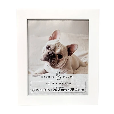 Home 8" x 10" White Flat Frame by Studio Décor®