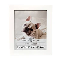 Home 8" x 10" White Flat Frame by Studio Décor®