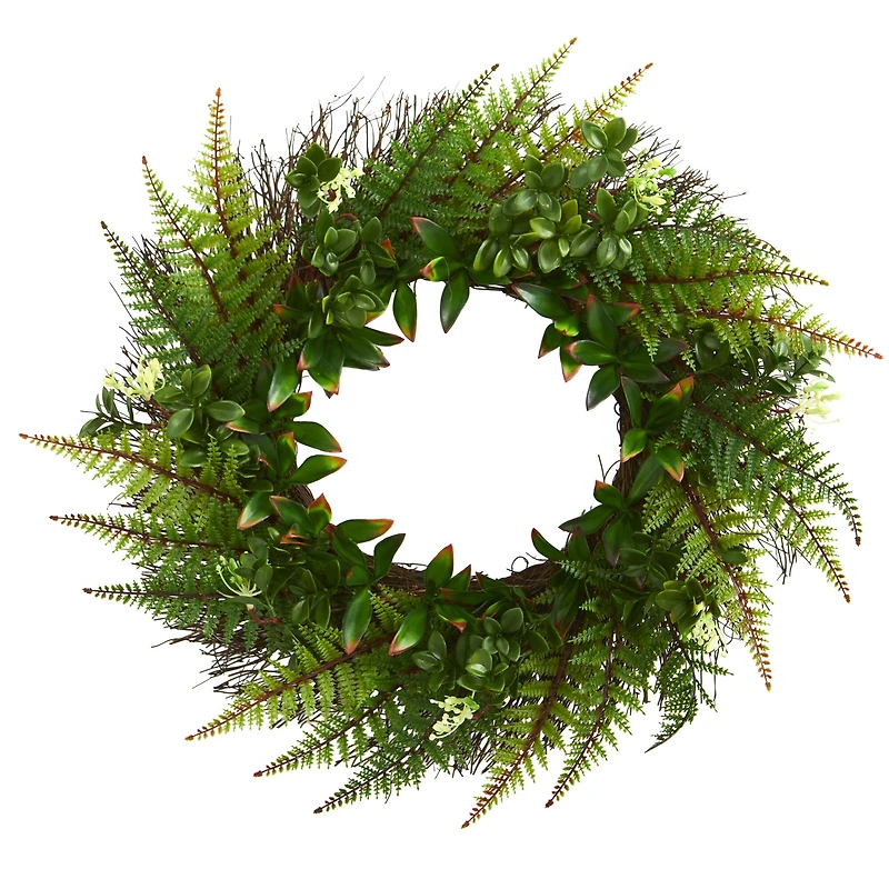 23” Fern Wreath