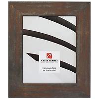 Craig Frames Bauhaus 200 Weathered Steel Picture Frame
