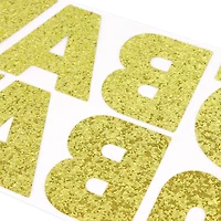Gold Chunky Glitter Alphabet Stickers by Recollections™
