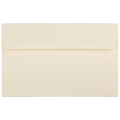 JAM Paper A10 Ivory Wove Strathmore Invitation Envelopes