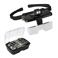John Bead Head Mounted Magnifier with Lights