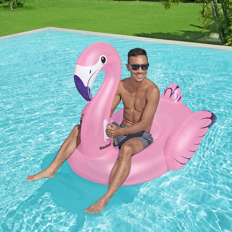 Bestway H2OGO! 5ft. Luxury Flamingo Ride-On Pool Float