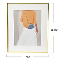 Hello Honey® Framed Abstract Figure & Purse Print Wall Art