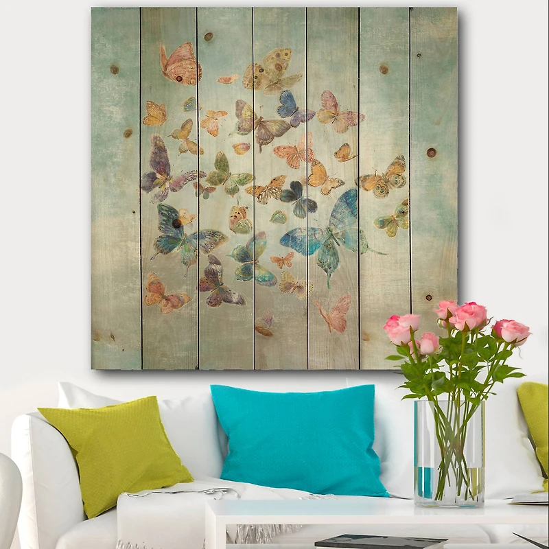 Designart - Butterflies Dancing I