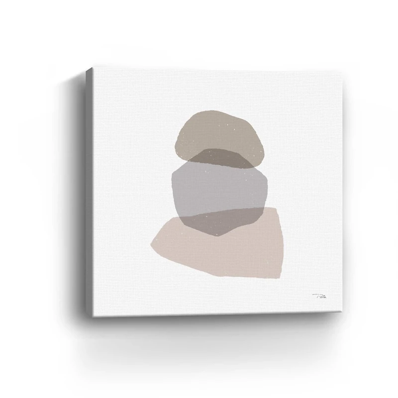 Pieces By Pieces Neutral II Canvas Giclee