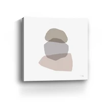 Pieces By Pieces Neutral II Canvas Giclee