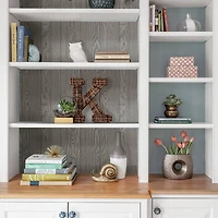 InHome Timber Gray Peel & Stick Wallpaper