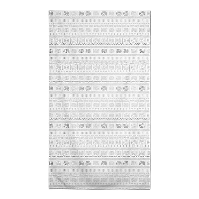 Gray Mudcloth Tablecloth