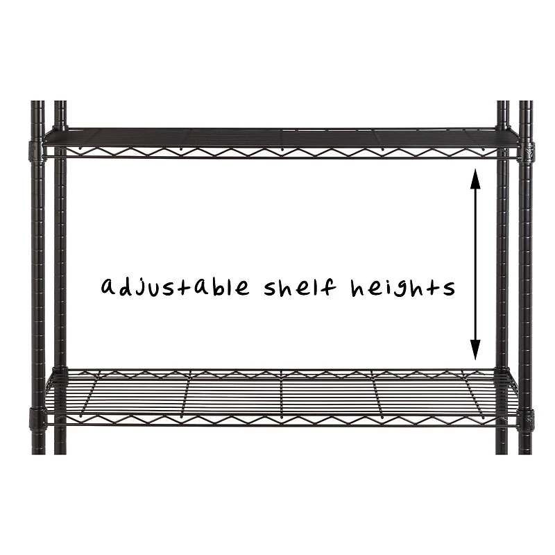 Honey Can Do 5-Tier Heavy-Duty Adjustable Shelving Unit