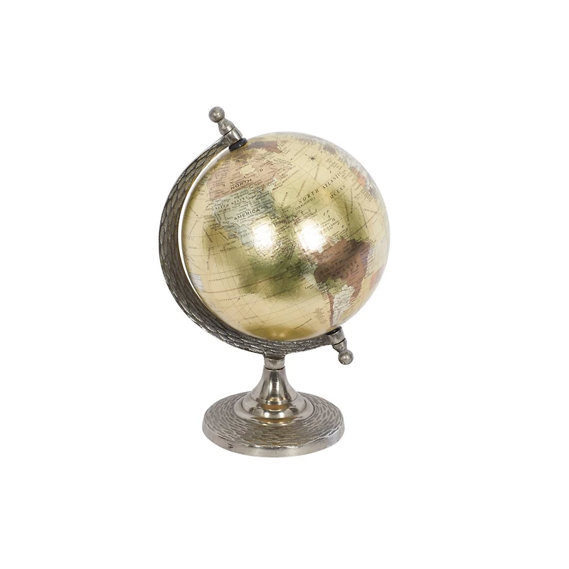 10" Brown Aluminum Traditional Globe