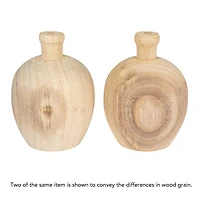 Hello Honey® Paulownia Wood Vases Set