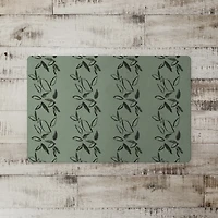Green Leaf Pattern 27" x 18" Floor Mat