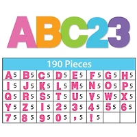 ArtSkills® 4" Neon 190 Piece Paper Poster Letter Set