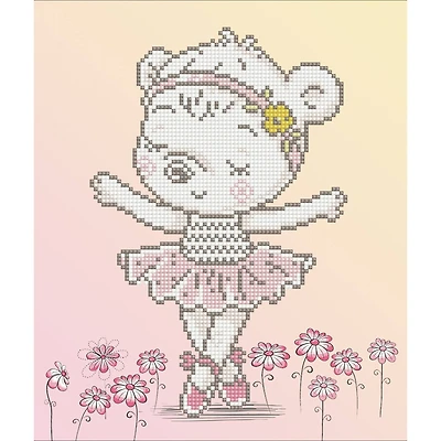 Diamond Dotz® Intermediate Ballet Bear Diamond Facet Art Kit