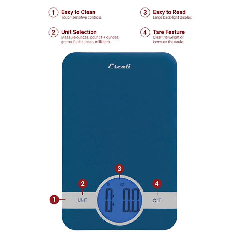 Escali Blue Ciro Digital Scale