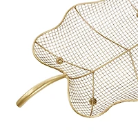 Set of 2" Gold Metal Traditional Tray 23", 19"