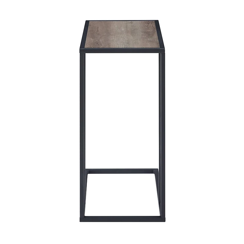 Walker Edison Gray Wash Modern End C Table