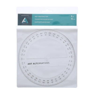 12 Pack: Art Alternatives 360° Protractor