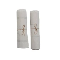 Hello Honey® Natural & Woven Torn Cotton Blend Fabric Roll Set