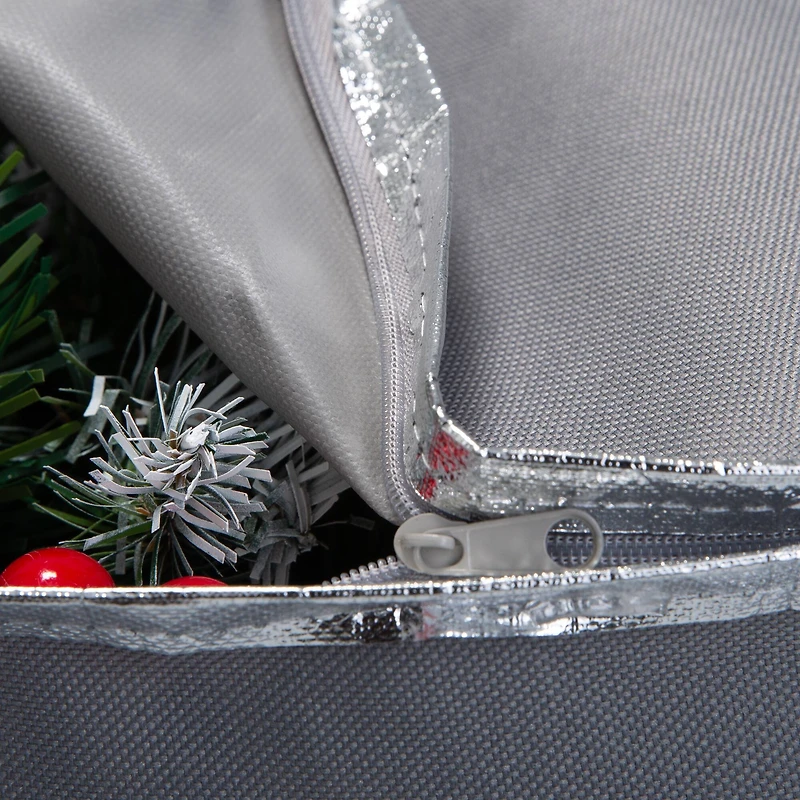 Simplify Gray 24" Holiday Wreath Bag, 2ct.