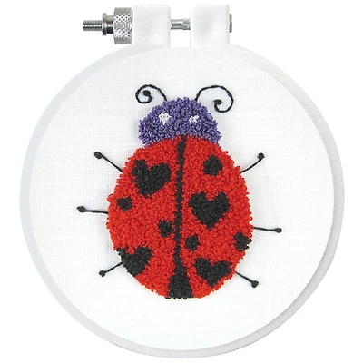 Design Works™ Lady Bug Punch Needle Kit