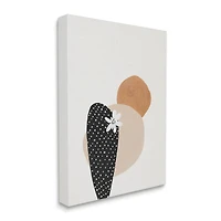 Stupell Industries Floral Prickly Pear Cactus Terracotta Abstract Canvas Wall Art