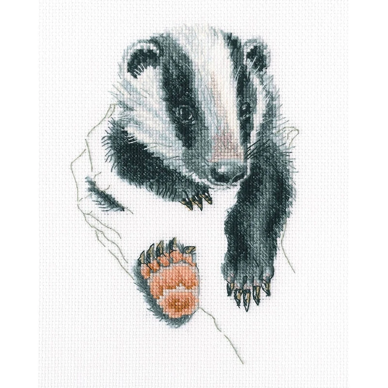 RTO Warmth in Palms Badger Cross Stitch Kit